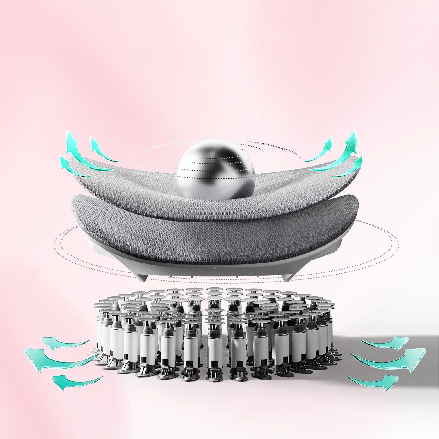 Hbada_E3_Pro_Ergonomic_Chair pink mesh tech