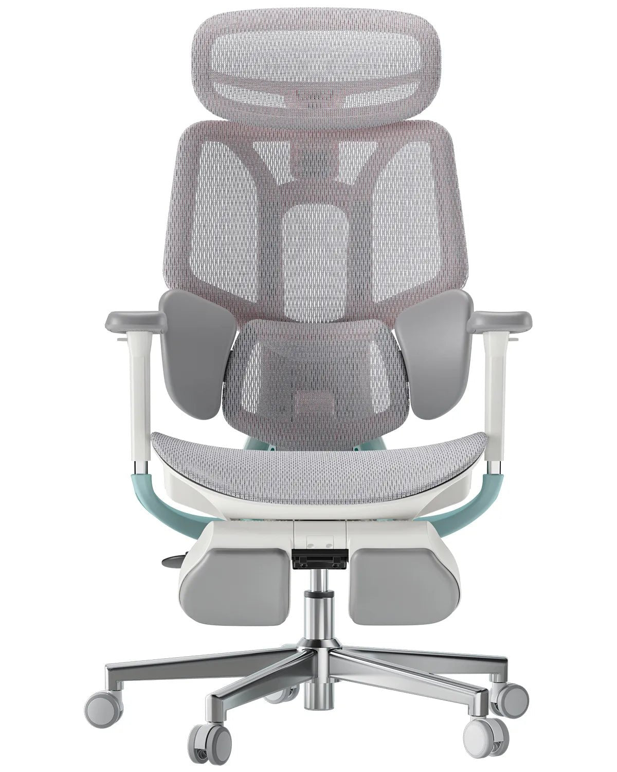 Hbada_E3_Pro_Ergonomic_Chair with footrest pink front