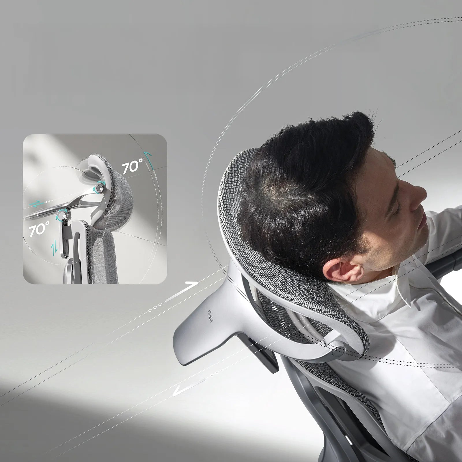 Hbada_E3_Pro_Ergonomic_Chair-gray headrest