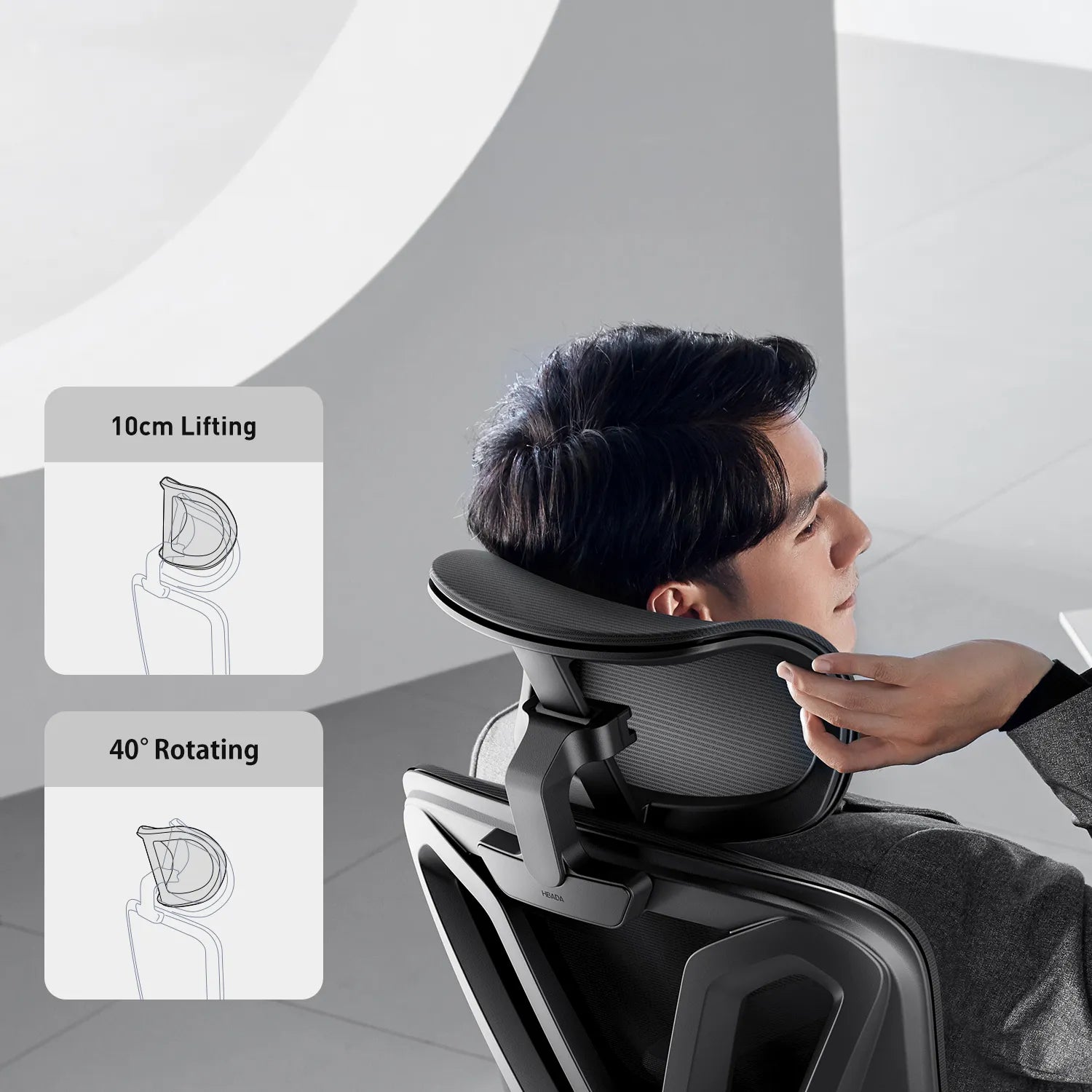 HBADA P5 Ergonomic Office Chair with Footrest