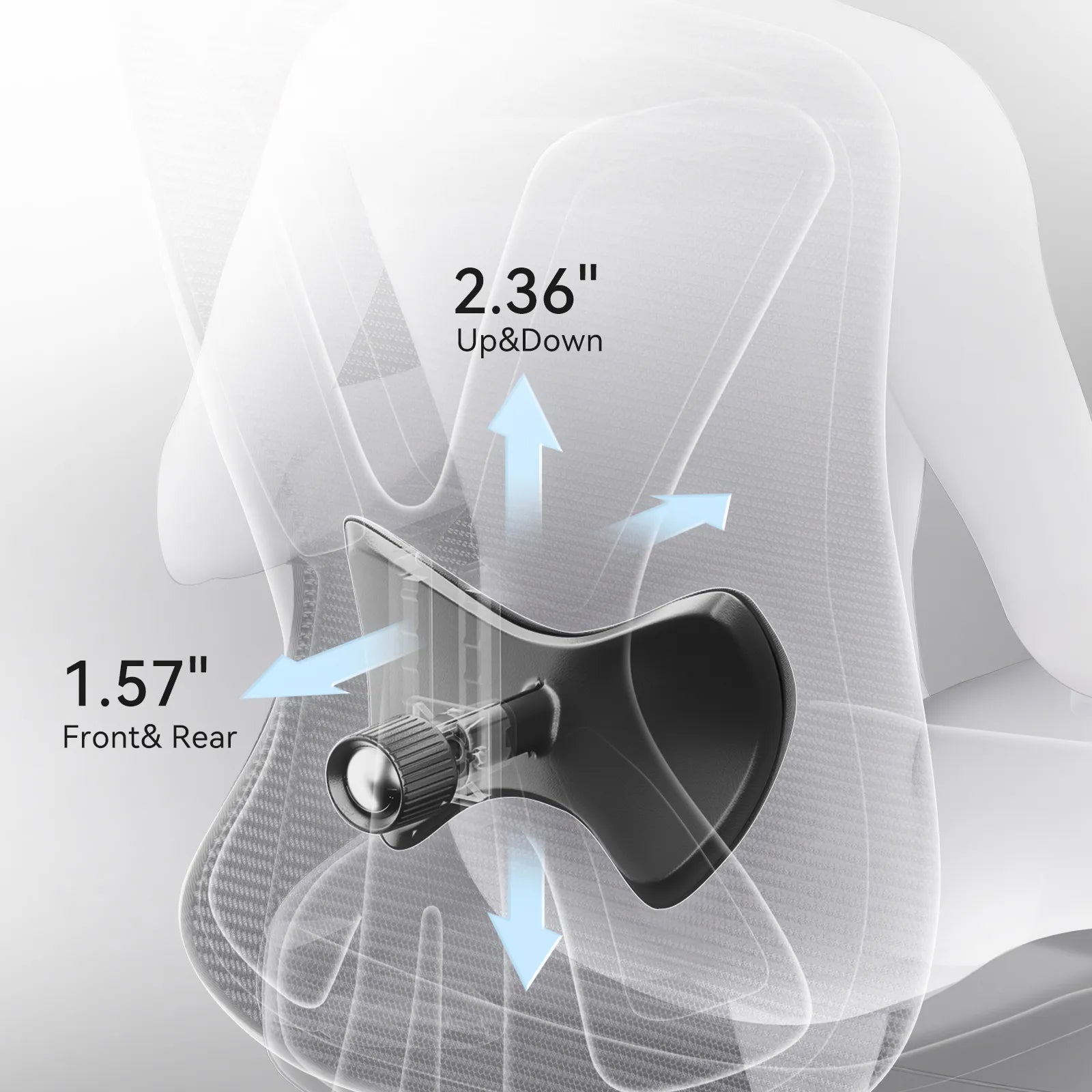 HBADA P5 Ergonomic Office Chair with Footrest