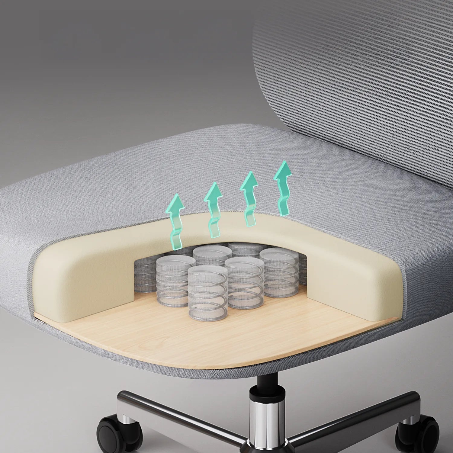 HBADA P5 Ergonomic Office Chair with Footrest